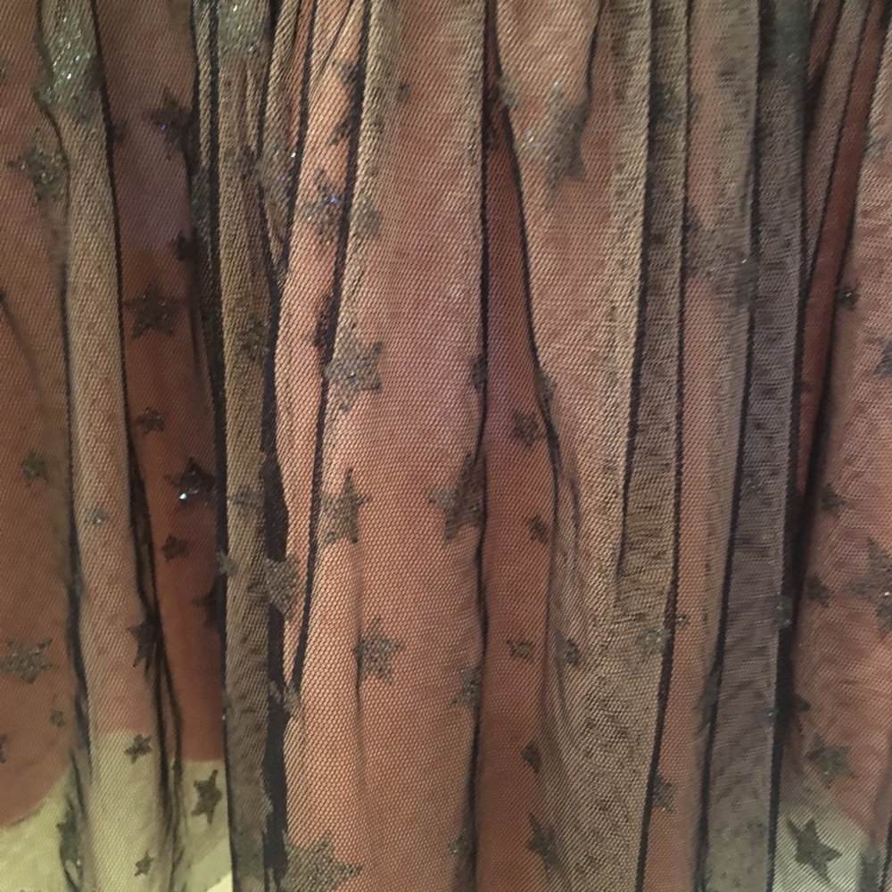 Blue stripes sparkle stars dress - Picture 3 of 4